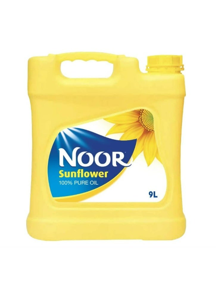 زيت دوار الشمس نور 9 لتر